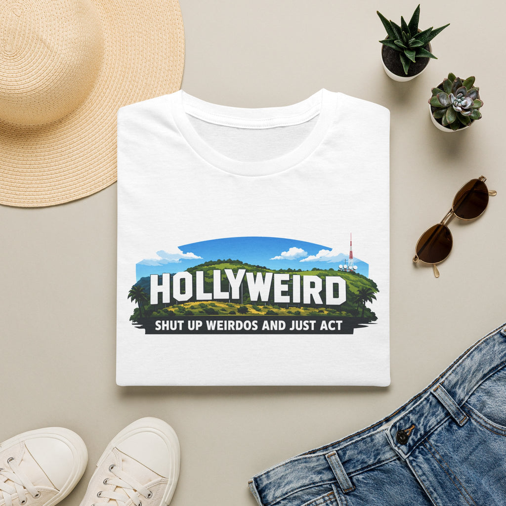"Trump Patriot Shirt | America First T-Shirt | Conservative Republican Apparel | God Family Country Tee" | anti-woke tshirt | Hollyweird Hollywood Sign T-Shirt | 'Shut Up Weirdos and Just Act' Graphic...