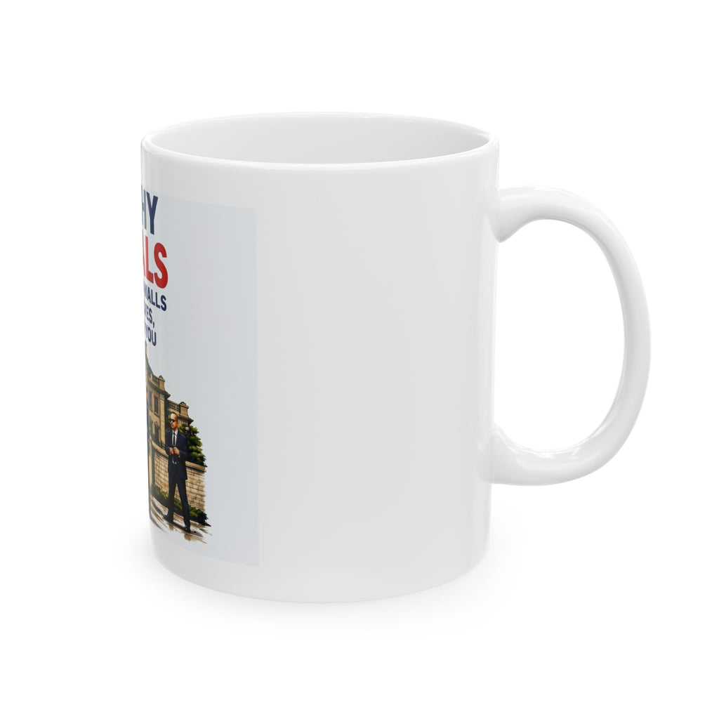 Wealthy Liberals Coffee Mug – Funny Political Sarcastic Mug, Conservative Coffee Cup, Satirical Anti-Liberal Novelty Gift for Patriots