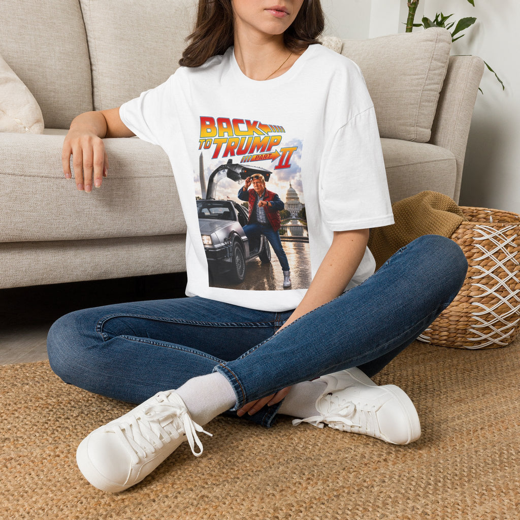 Back to Trump II T‑Shirt — Retro Political Graphic Tee
