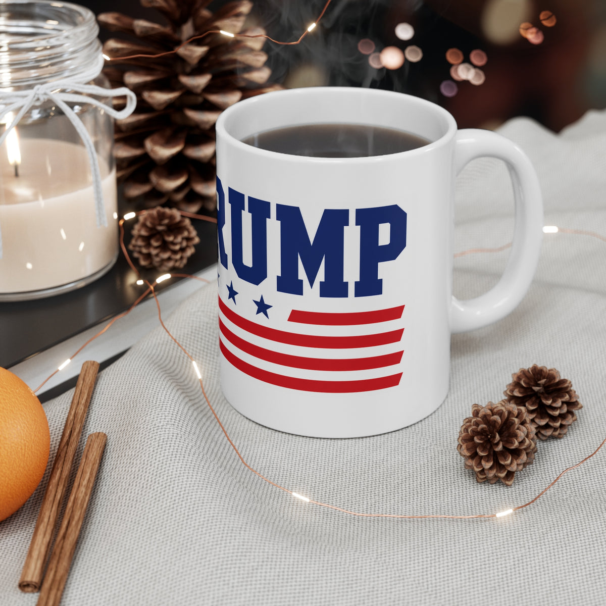 45/47 PRESIDENT TRUMP MUG Patriotic Vote Mug — Red, White & Blue Election Coffee Cup