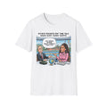 Political Cartoon Putin Interview T-Shirt | Satire Talk Show Tee