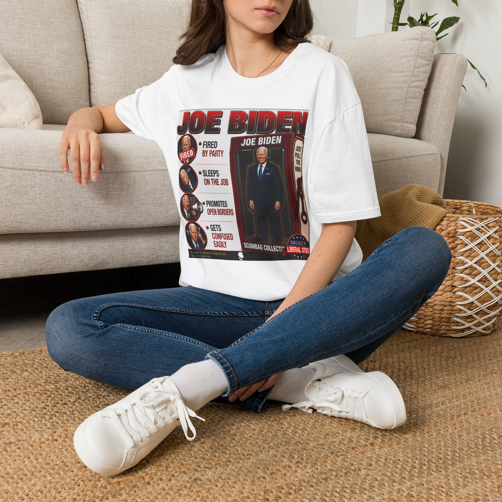 TRUMP CONSERVATIVE MAGA REPUBLICAN Joe Biden Poster T-Shirt | Political Satire Tee