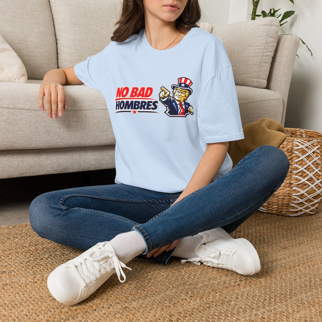 T-Shirt — TRUMP "No Bad Hombres" Patriotic Graphic Tee
