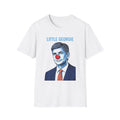 "Trump Patriot Shirt | America First T-Shirt | Conservative Republican Apparel | God Family Country Tee" | anti-woke tshirt | Little Georgie clown nose T-Shirt | satirical portrait tee