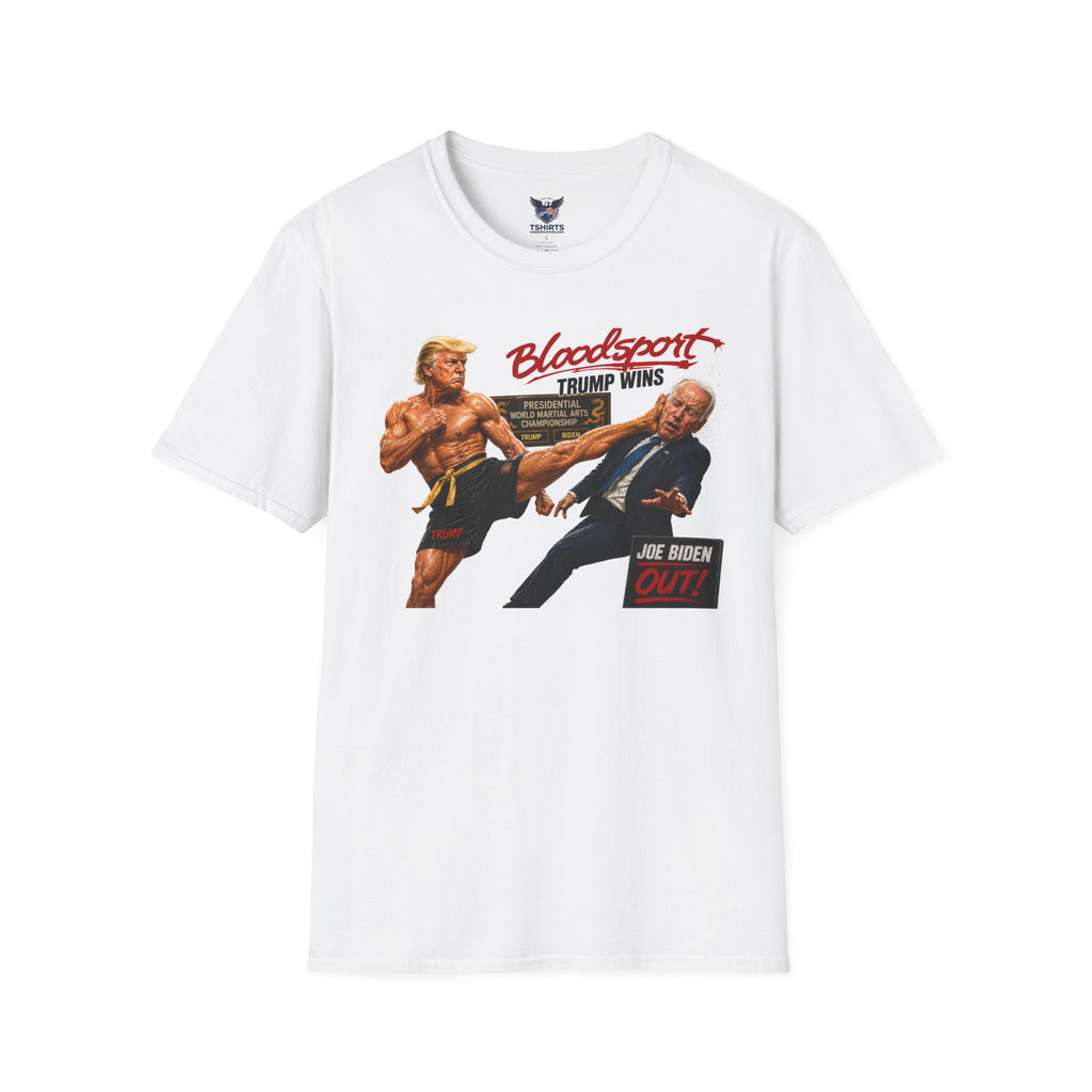Political T-Shirt "Bloodsport — Trump Wins"